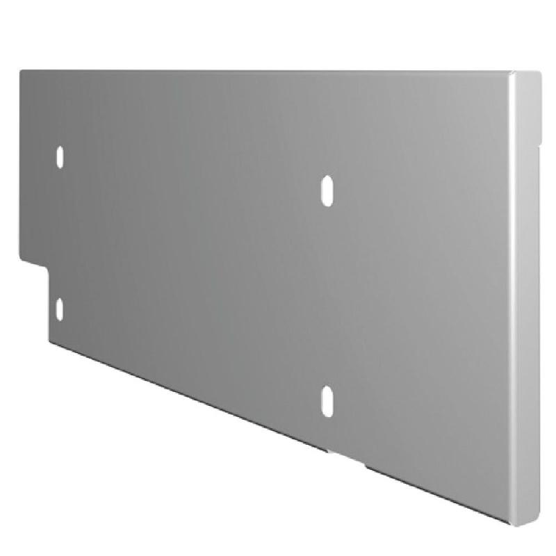 Podium cache pied droit - longueur 30cm - blanc - structure industrielle en acier_0
