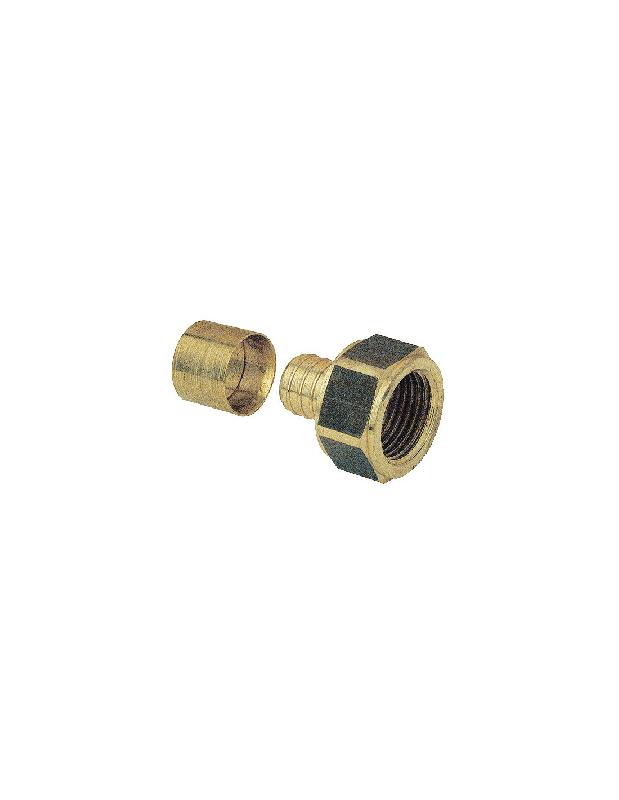 RACCORD P.E.R FEMELLE À GLISSEMENT FIXE D20 1/2'' - SOMATHERM - 2306-20-15