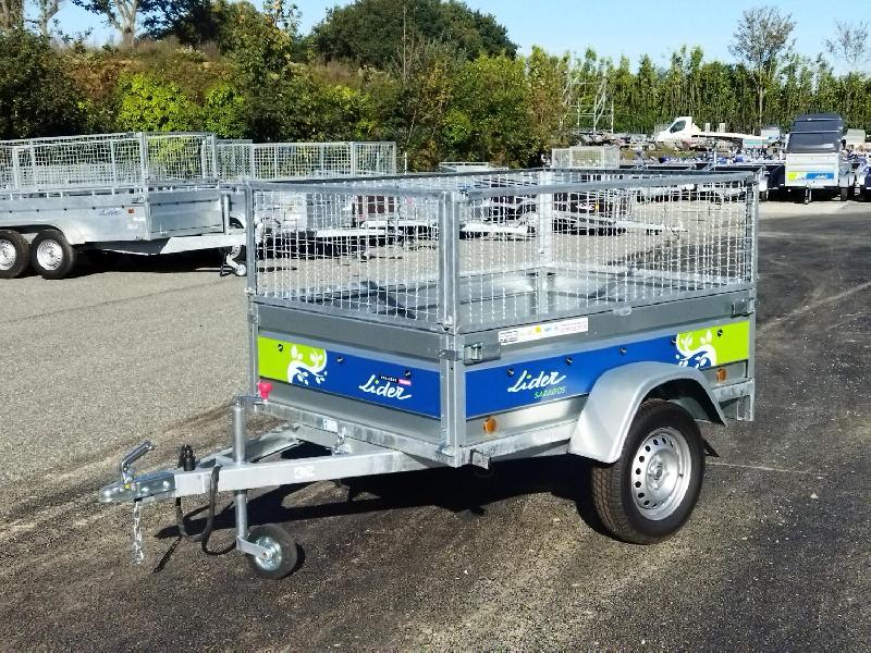 Remorque bagagère LIDER BAG 170 - 170 x 122 cm - PTAC : 500Kg - FOURGON_C700 ALU_0