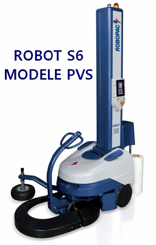 Robot de palettisation S6 PVS - pré-étirage variable 150 à 400% - haut de gamme ROBOPAC_0