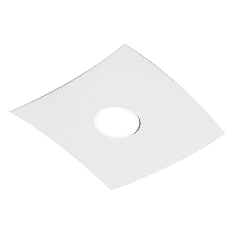 ROSSINI ILLUMINAZIONE Plafonnier Spinnaker 1 Élément, Plafonnier Et Applique Led, Douille Gx53, Design Moderne, Finition Blanche, Ip20 - Groupe Ross_0