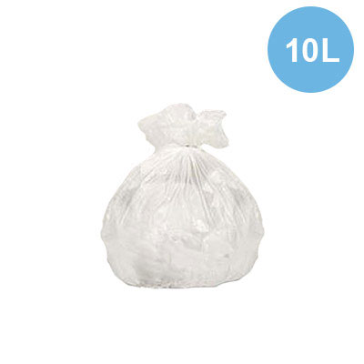 SACS POUBELLES - 10 L - BLANC - 12 MICRONS - LOT DE 1000 SACS