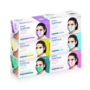 Safemask® - Masque chirurgical Medicom - Niveau ASTM 1 à faible barrière avec boucles auriculaires_0