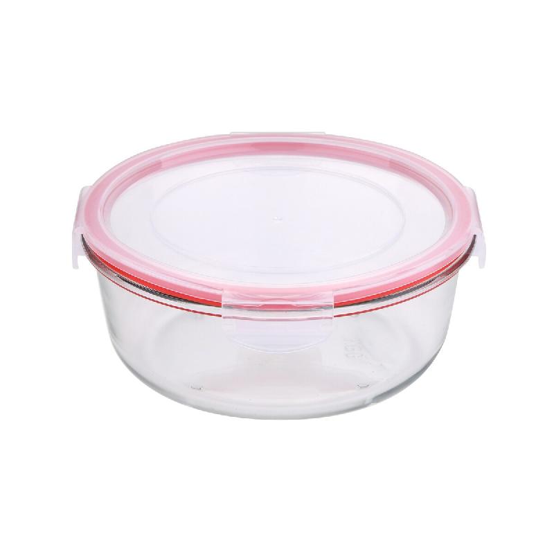 San Ignacio - Récipient Hermétique rond 1200ml en verre Toledo - rouge Q4525_0