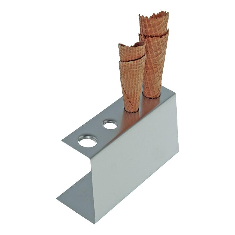 Schneider - Support pour cornets de glace, acier inoxydable, 270 x 95 x 85 mm - inox 190308_0