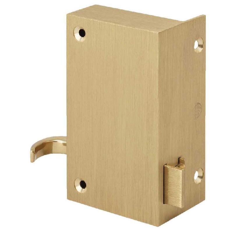 Serrure n° S15 mono point metal laiton brossé rectangulaire BEUGNOT - doré métal 554_0