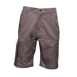 Short  HEROIC CARGO gris T.44 Regatta Professional - gris polyester 5057538318607_0