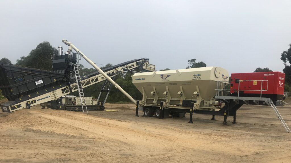 Silo de stockage ciment sur roues - IMS MSO-40 - capacité 40T avec écoulement régulier_0