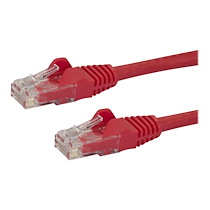 STARTECH.COM CÂBLE ETHERNET 10 M - RJ45 CAT6 - CÂBLE RÉSEAU SANS ACCROC - UTP - CORDON PATCH - CATÉGORIE 6 - ROUGE - CORDON DE RACCORDEMENT - 10 M - ROUGE