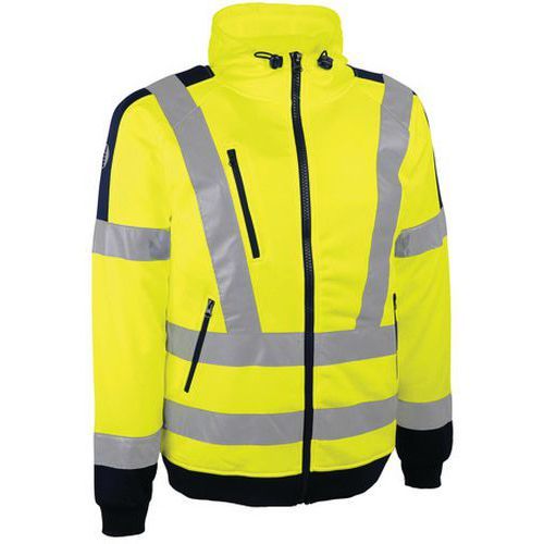 SWEATSHIRT DE TRAVAIL À CAPUCHE HAUTE VISIBILITÉ TAILLE M - SINGER SAFETY