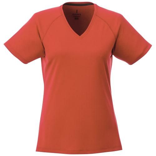 T-shirt Cool Fit manches courtes col V femme Amery - 100% polyester respirant 145 g/m²_0
