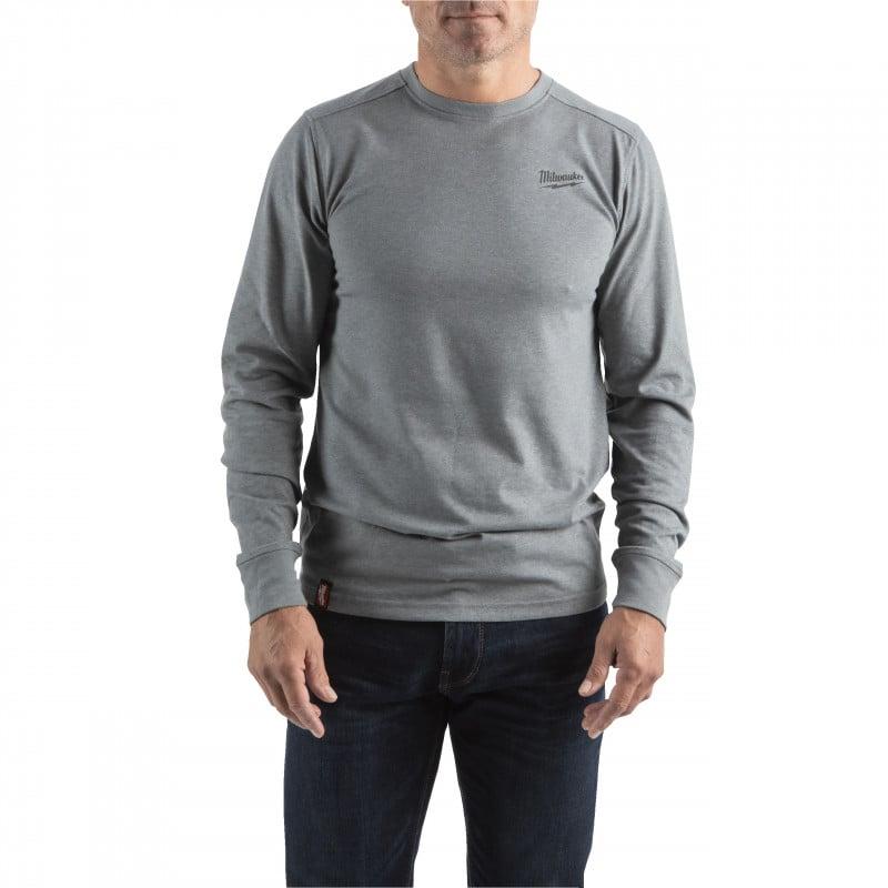T-shirt hybrid manches-longues gris MILWAUKEE | 4932492988_0