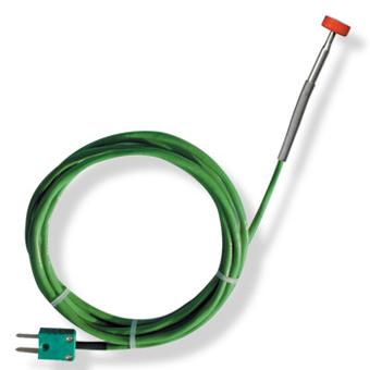 Thermocouple K magnétique pour thermomètre numérique - mesure de surface - câble PFA 2m - jusqu'à 200 °C_0