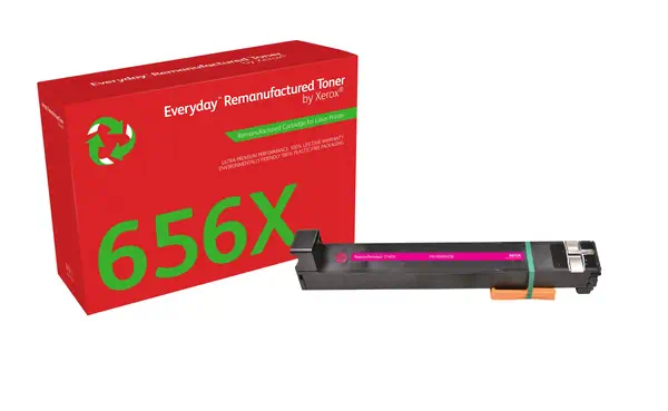 Toner remanufacturé Magenta Everyday¢ de Xerox compatible avec HP 656X (CF463X), Grande capacité_0