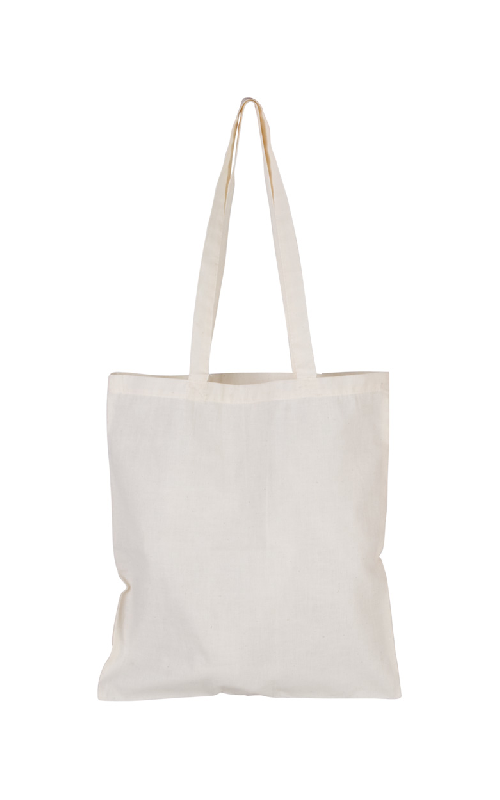 Tote bag en coton - anses longues 70 cm - 100% coton 105 g/m² - couleur beige_0