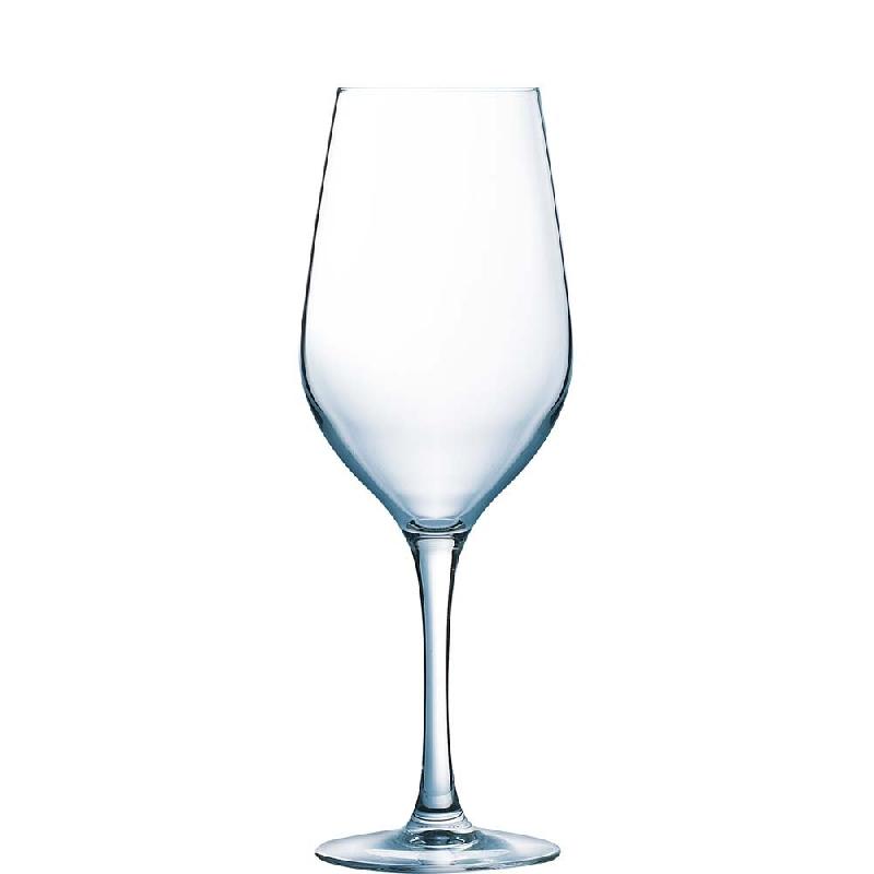 VERRE À VIN ARCOROC MINERAL, 45 CL AVEC LIGNE DE REMPLISSAGE À 0,2 L, BOÎTE PRATIQUE DE 18 PIÈCES