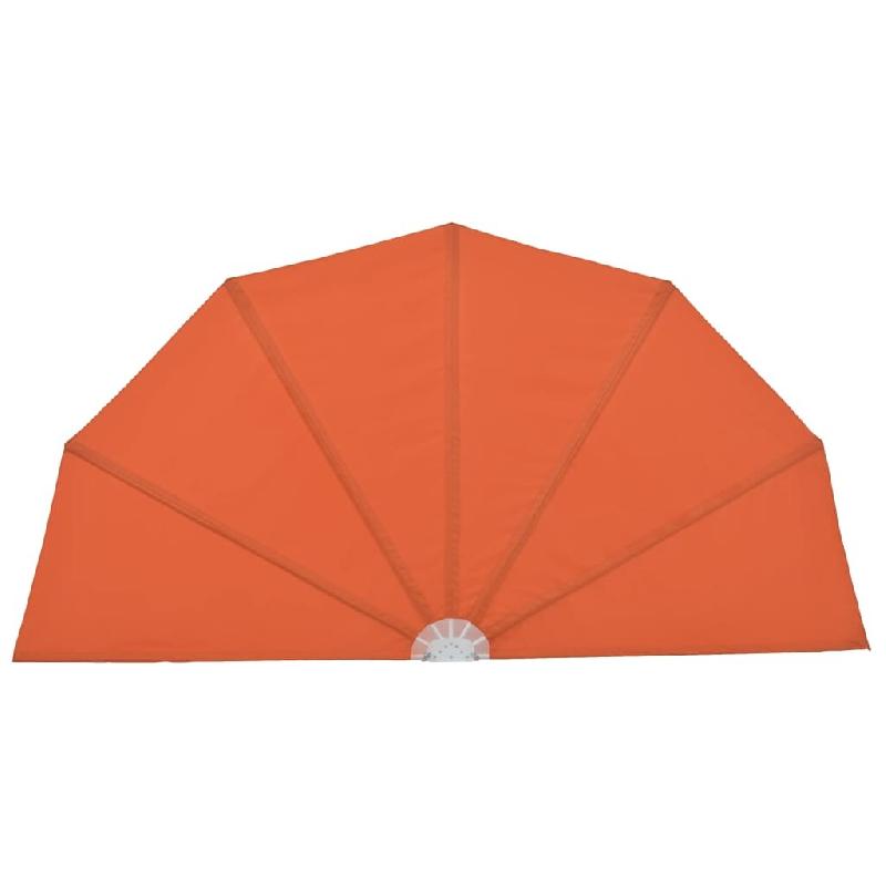 VidaXL Auvent latéral pliable de terrasse Terre cuite 160 cm  Modèle Soleil Rho Prime Plus - rouge 44579_0