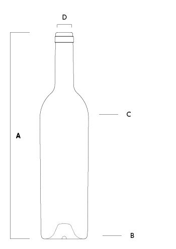 2130 - bouteilles en verre - saverglass - 75 cl_0