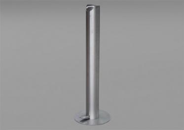 Distributeur de gel hydroalcoolique - Borne mécanique avec pédale - Universelle et robuste_0