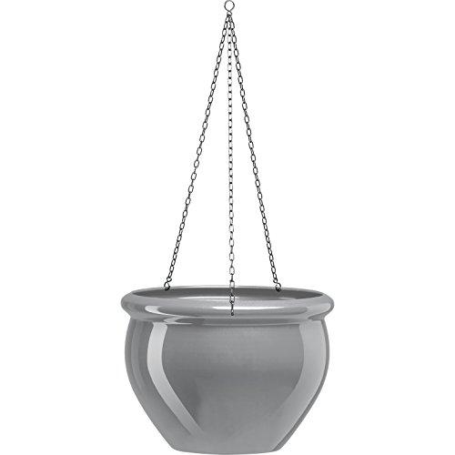 EMSA - Pot de fleur à suspendre SIENA NOBILE Ø 26 cm - Gris nacré 516689_0