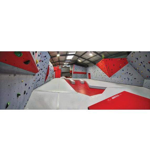 707 - Aire de réception sur-mesure pour pans et blocs - Épaisseur 30 cm - O'Jump - Matelas en mousse polyuréthane et bâche PVC M2_0