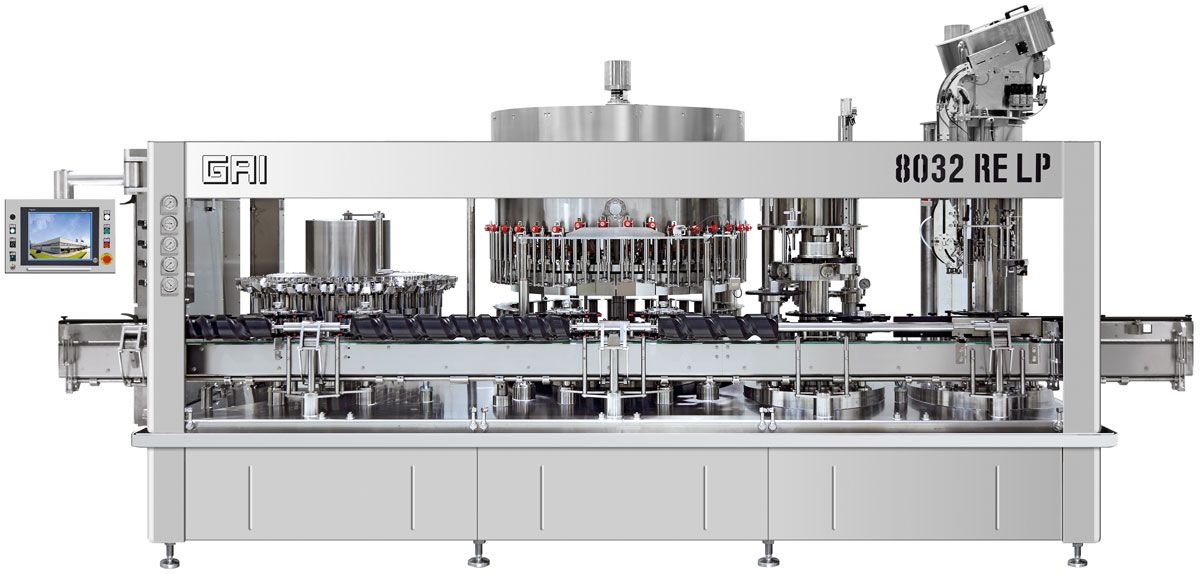 8032 re lp - matériels d'embouteillage alimentaires - gai france - cadence : jusqu’à 9 000 bouteilles /heure_0