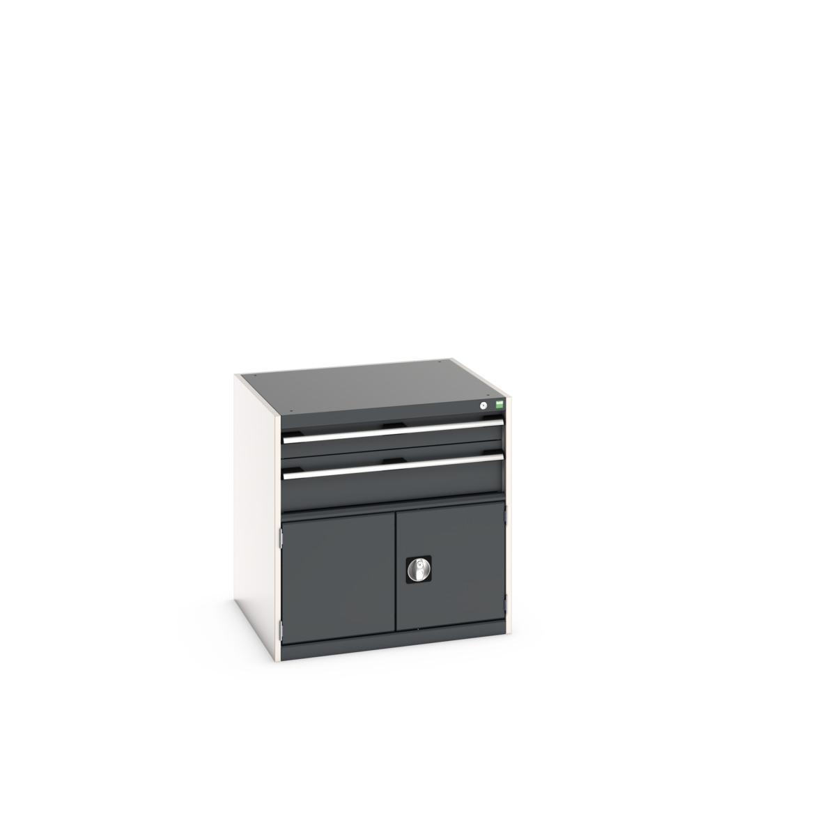 Armoire à tiroir et à porte Cubio avec 2 tiroirs / armoire standard SL-878-3 - 40028097_0