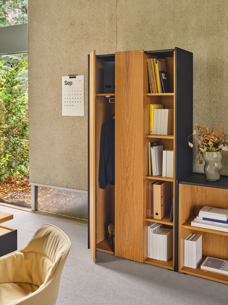 Armoire étagère conçu pour les bureaux, bureaux de direction et salles de conférence - V22M_0