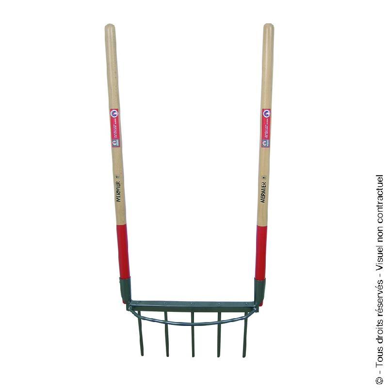 Bioculteur 5 dents PEFC - largeur 56cm - acier époxy noir - Fabrication française_0