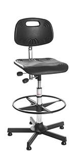 Chaise de travail réglable - Classic - Hauteur d'assise 680/940 mm - Résistante aux produits chimiques - Global Stole_0