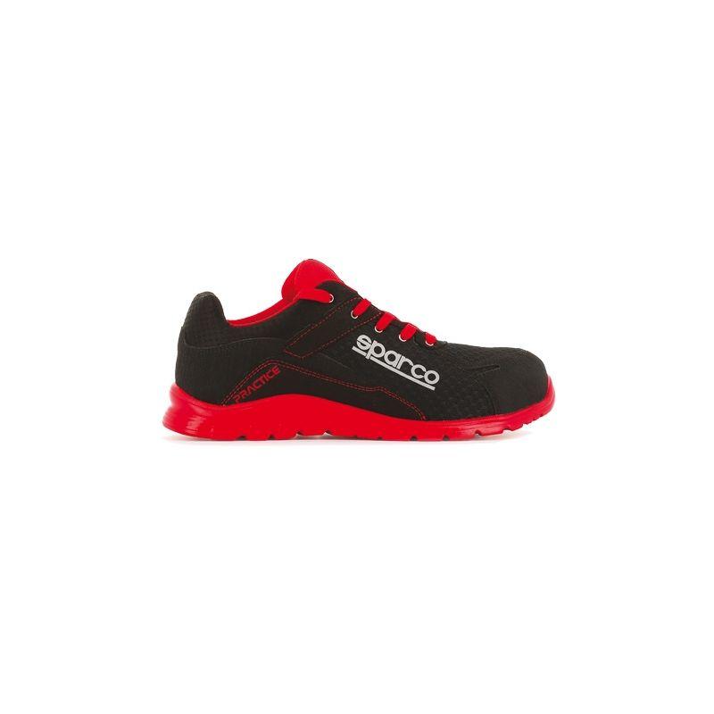 CHAUSSURE SÉCURITÉ HOMME SPARCO PRACTICE AZAF S1P SRC NERO/ROSSO 46  Comparer les prix de CHAUSSURE SÉCURITÉ HOMME SPARCO PRACTICE AZAF S1P SRC  NERO/ROSSO 46 sur Hellopro.fr