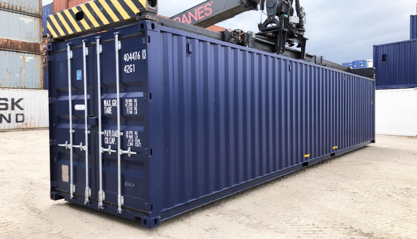 Container maritime 40 pieds - Structure en acier corten - Capacité de chargement considérable_1