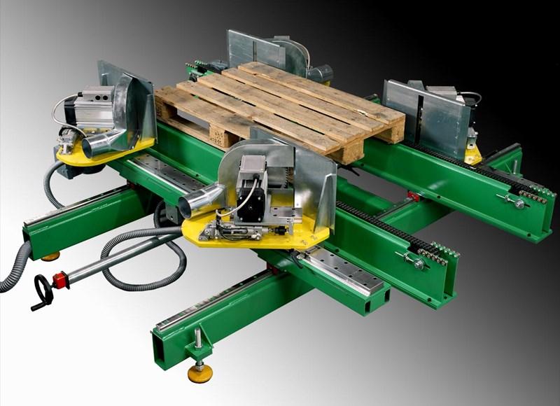 Machine pour palettes RPA9 - 9 cloueurs - 600mm x 300mm à 1600mm x 1400mm - Productivité jusqu'à 180 palettes/heure_0