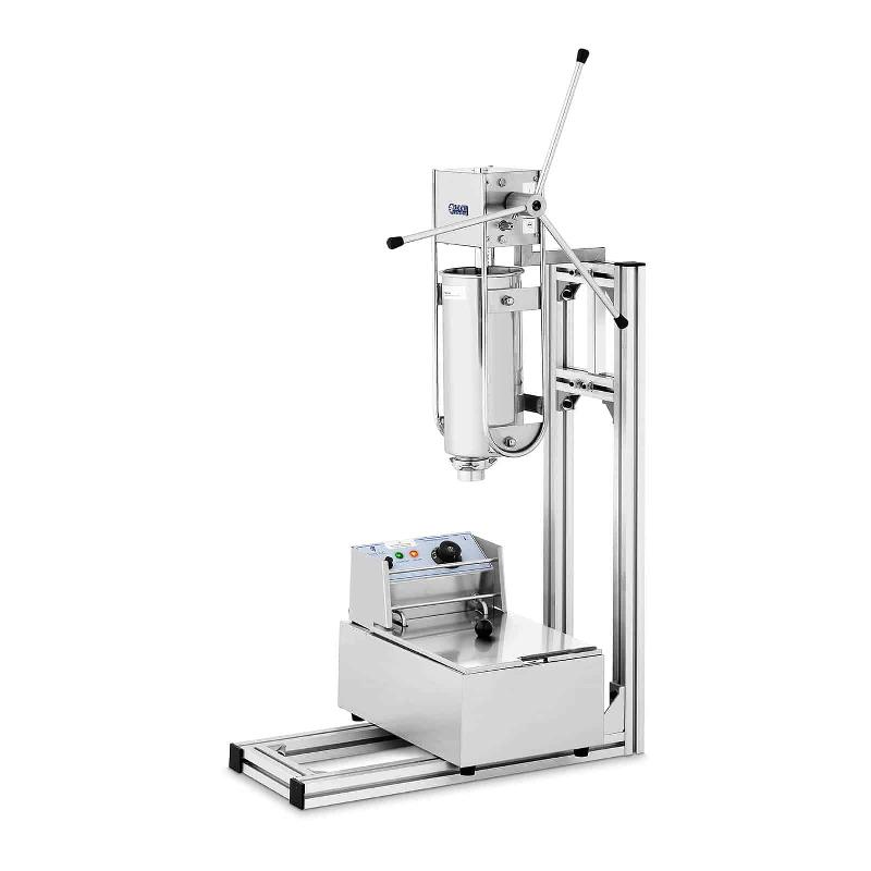 MACHINE À CHURROS CHICHIS POUSSOIR PRESSE APPAREIL PROFESSIONNEL (5 LITRES, 5 DOUILLES, ACIER INOXYDABLE, 2500 W) 14_0004890_0