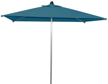 PARASOL CENTRÉ ANODISÉ BLEU 2 X 2 M