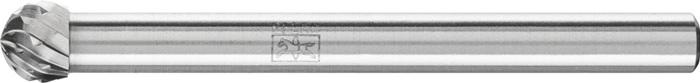 Petite fraise sur tige forme KUD D. 4 mm L. Tête 3 mm D. De la tige 3 mm carbure engrènement 3 PLUS PFERD_0