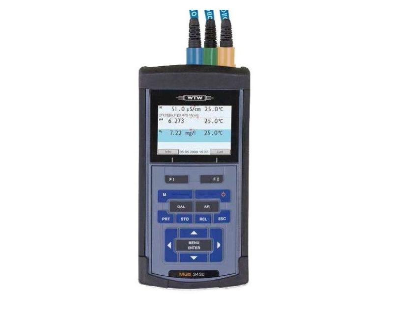 Phmètre, conductivimètre, oxymètre multiparamètre - Multi 3430 - appareil robuste pour mesures de pH, d'oxygène et de conductivité_0