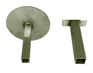 Platine et fourreau amovible inox pour balise et borne - STI Balisage routier_0