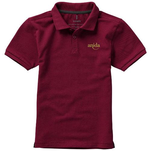 Polo manches courtes enfant Calgary - 100% coton - 200 g/m² - Finitions satinées et boutons gravés_0
