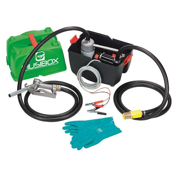 Pompe à gasoil 12v 50l/min avec tuyau d'aspiration et refoulement kit en box pvc - 11576184_0