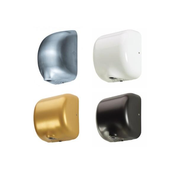 Sèche-mains automatique horizontal ZELIS - Coque inox brossé antivandalisme - Coloris gris manganèse - Marque ROSSIGNOL_0