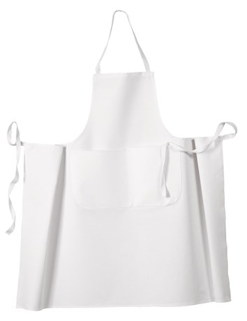 TABLIER DE CUISINE VALET BLANC 105 X 100 CM (VENDU PAR 10)