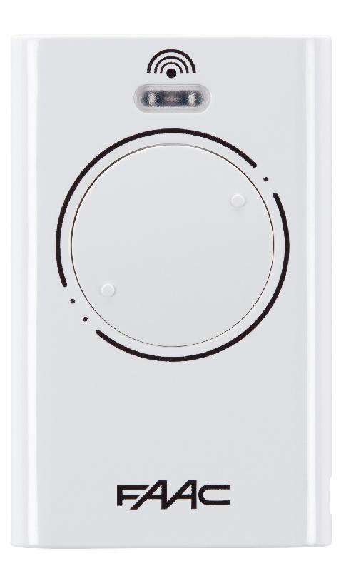 Télécommande XT2 868 MHz SLH - 2 canaux - FAAC - Réf : PP787009 - 588189 - Sécurité avancée et longue portée_0