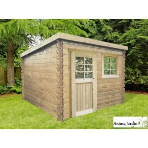 Abri de jardin en bois 28mm - s8332-sans plancher_0