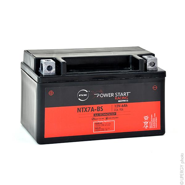 BATTERIE MOTO YTX7A-BS / NTX7A-BS 12V 6AH_0