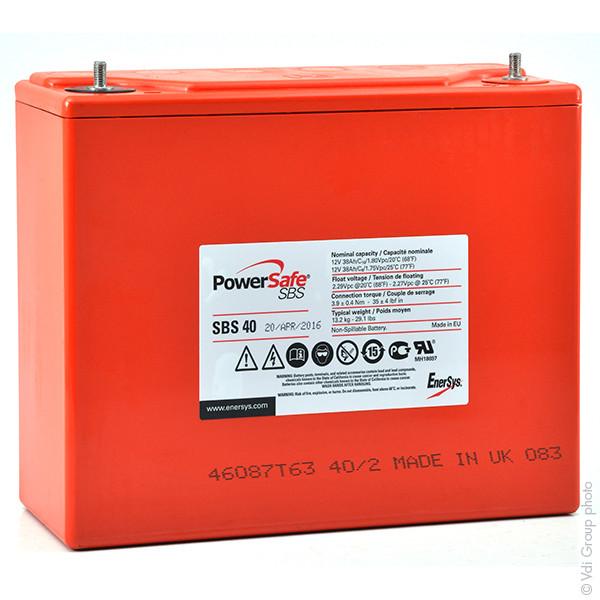 BATTERIE PLOMB PUR POWERSAFE SBS40 12V 38AH M6-V_0