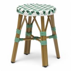 Bistromania Tabouret de terrasse ST GERMAIN - Vert et Vert foncé - EA195_0