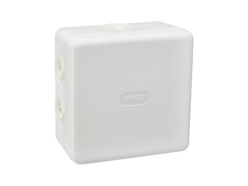 Boîte de dérivation étanche - DEBFLEX - 115x115x60 mm blanc - IP66_0