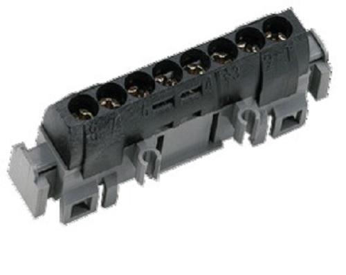 Bornier de répartition isolé 8 connexions 1,5mm² à 16mm² phase - LEGRAND - 004852 - 410523_0