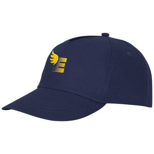 Casquette 5 panneaux Feniks 38666490 - œillets brodés, fermeture velcro en tissu, 100% coton twill 175 g/m²_0